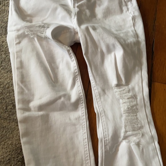 2/$10 White ripped jeans - Picture 2 of 4